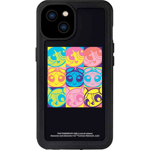 Cartoon Network Powerpuff Girls Neon iPhone 15 Plus Waterproof Case